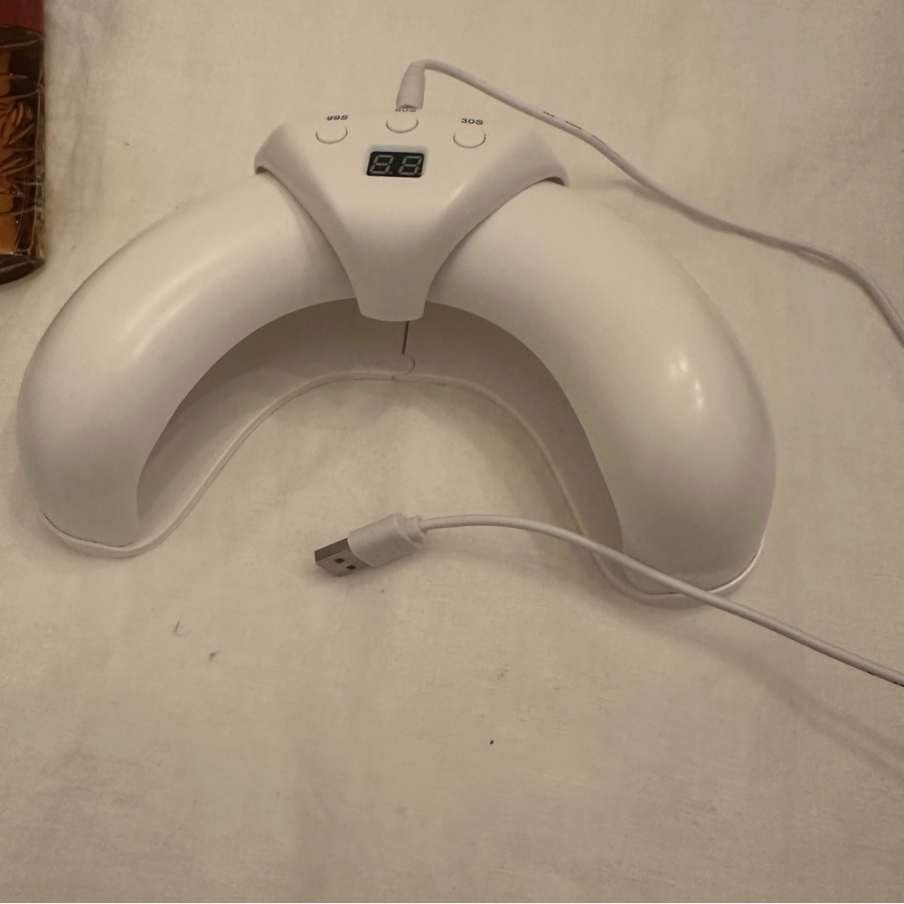 Foldable Nail Fungus Cleaning Light Device for Discolored & Thickened Toenails